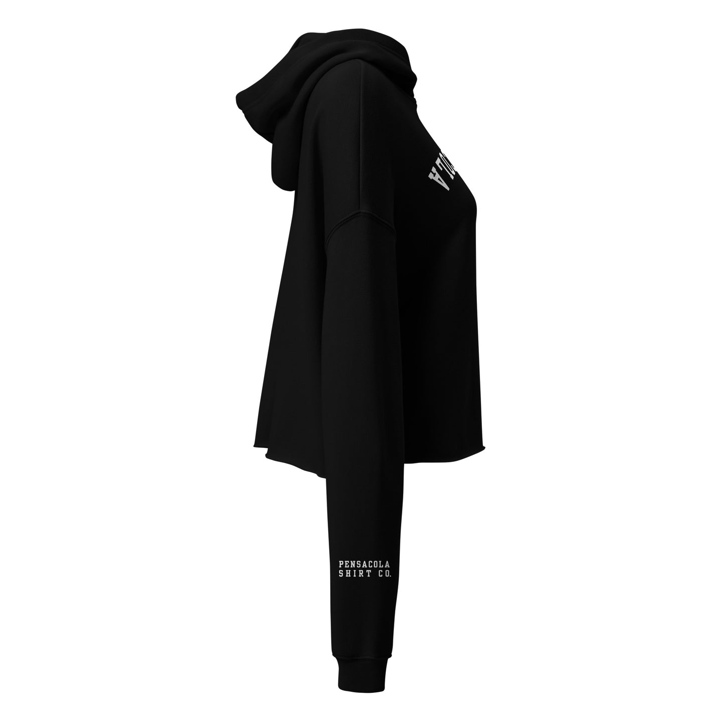 Upside Down Pensacola Cropped Hoodie