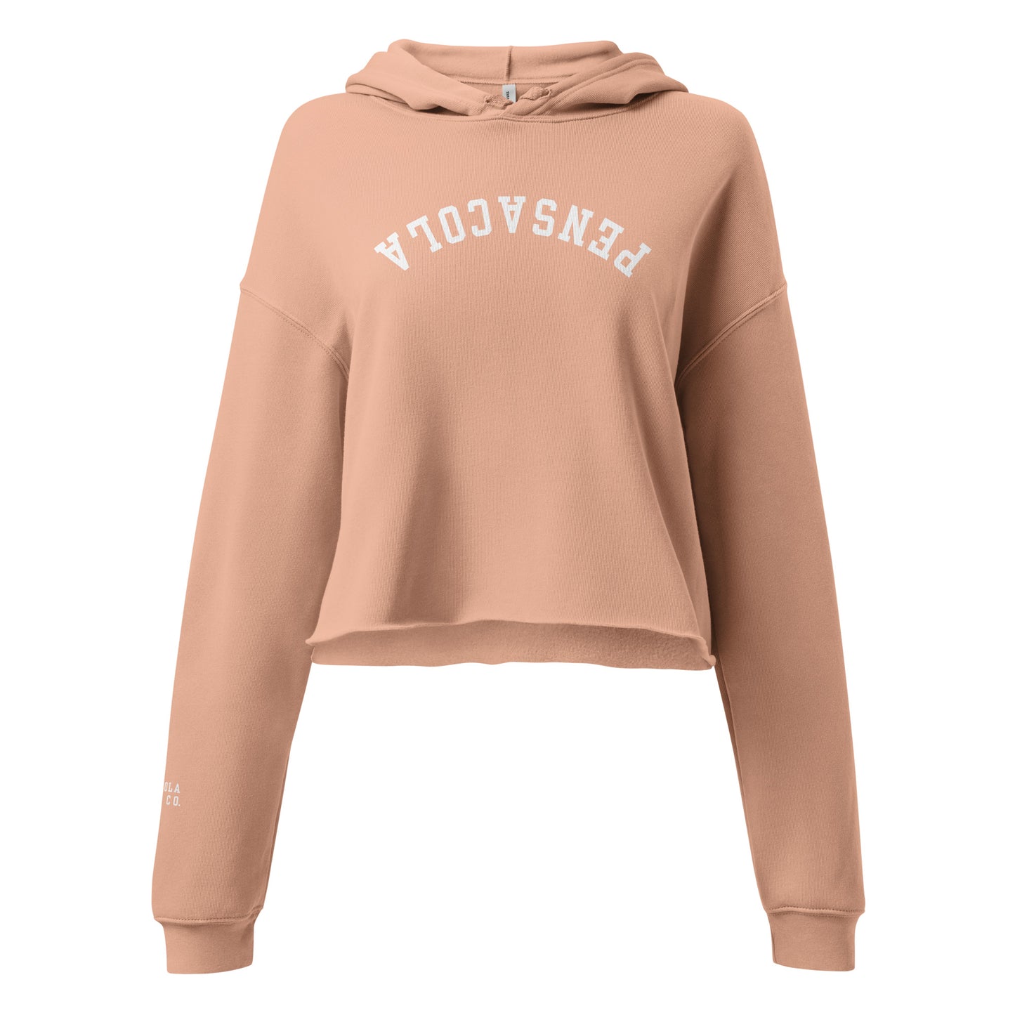 Upside Down Pensacola Cropped Hoodie