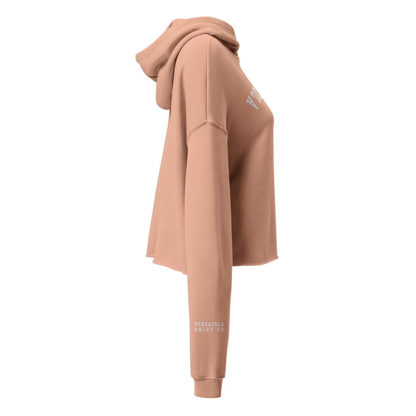 Upside Down Pensacola Cropped Hoodie